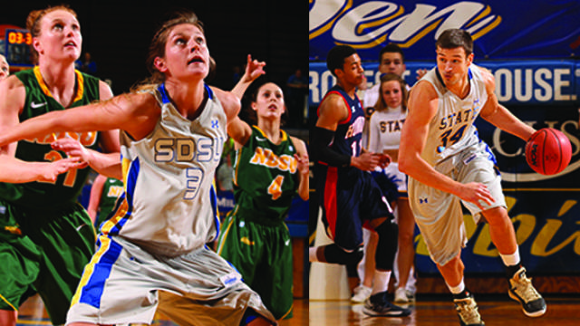 SDSU Hosts Basketball Twinbill