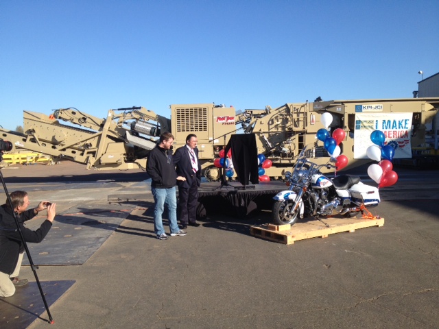 Employee Wins Harley