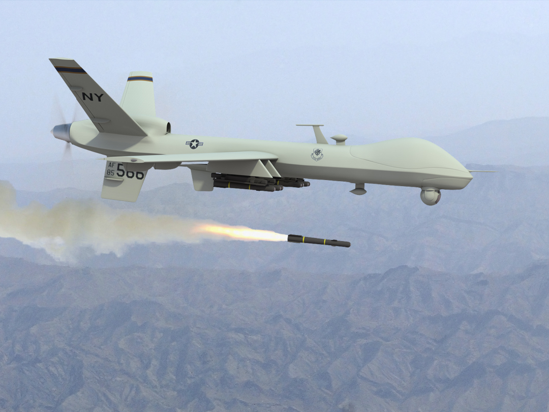 Weaponized Drones Targeted In Protest Weaponized Drones Targeted In Protest
