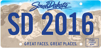 New Year, New License Plates in SD New Year, New License Plates in SD