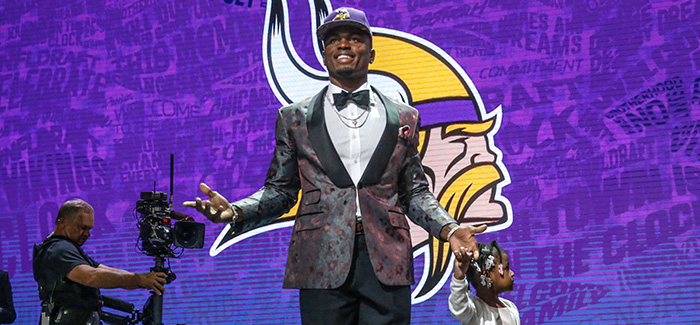 Vikings Pick Wide Receiver