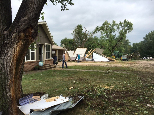 Couple Avoids Injury as Home is Destroyed in Springfield Storm
