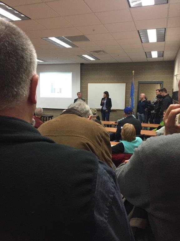 Packed House Greets SD Congresswoman Kristi Noem at Watertown Town Hall