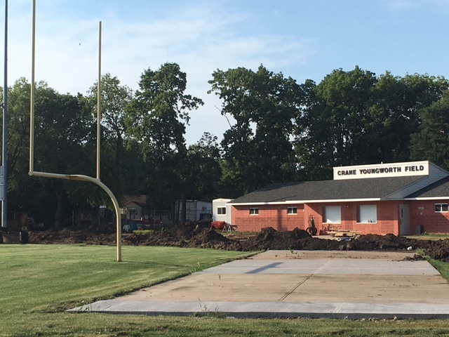 Crane-Youngworth Stadium Construction Behind Schedule