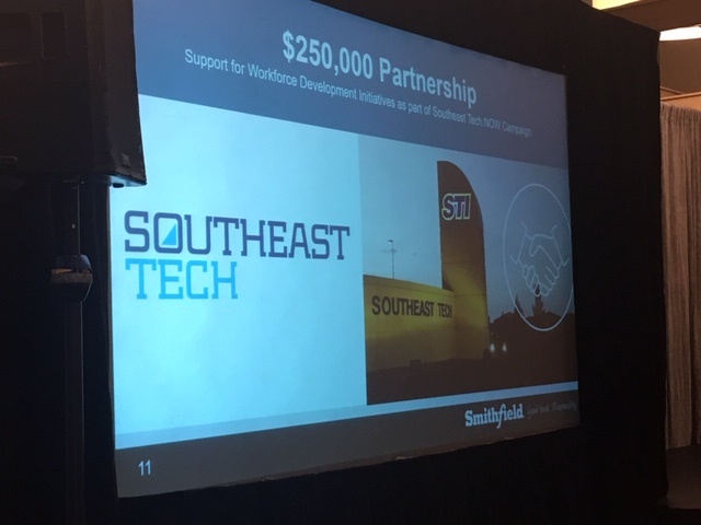 Smithfield Foods Donates to Southeast Tech for Workforce Development Smithfield Foods Donates to Southeast Tech for Workforce Development