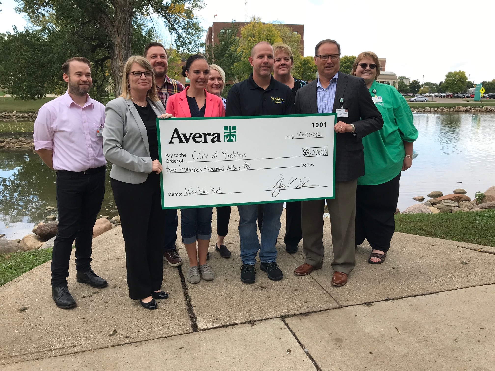 Avera Health Donates to Westside Park