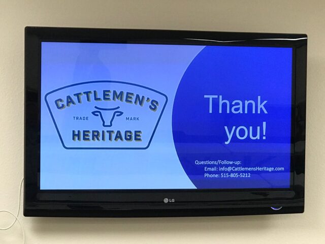 Cattlemen’s Heritage Investor Meetings Continue Next Two Weeks