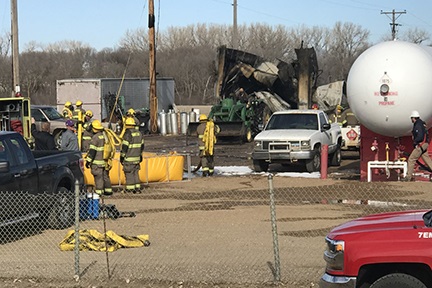 Explosion and Fire at Long’s Propane East of Yankton