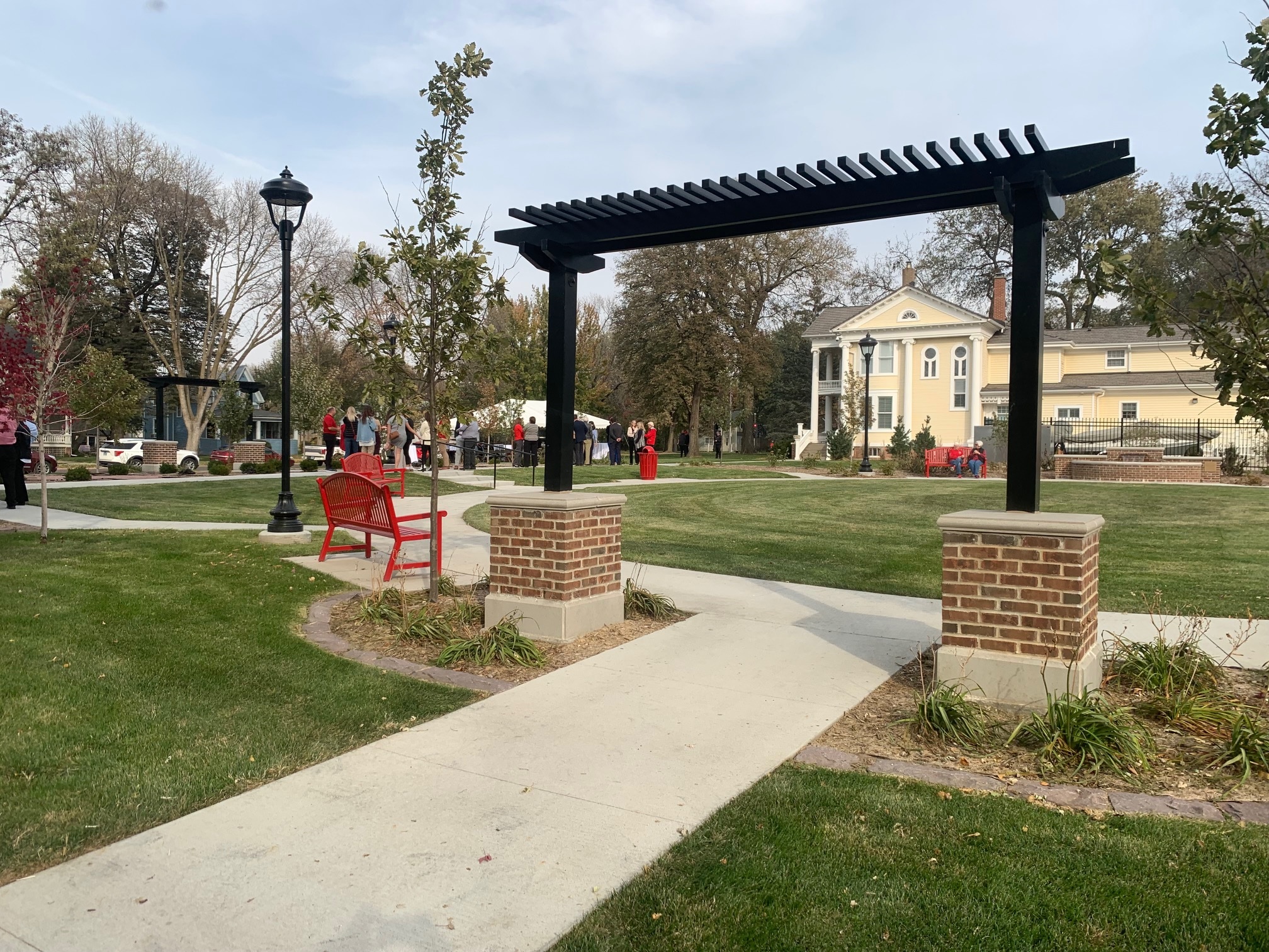 Dedicating Founders Park