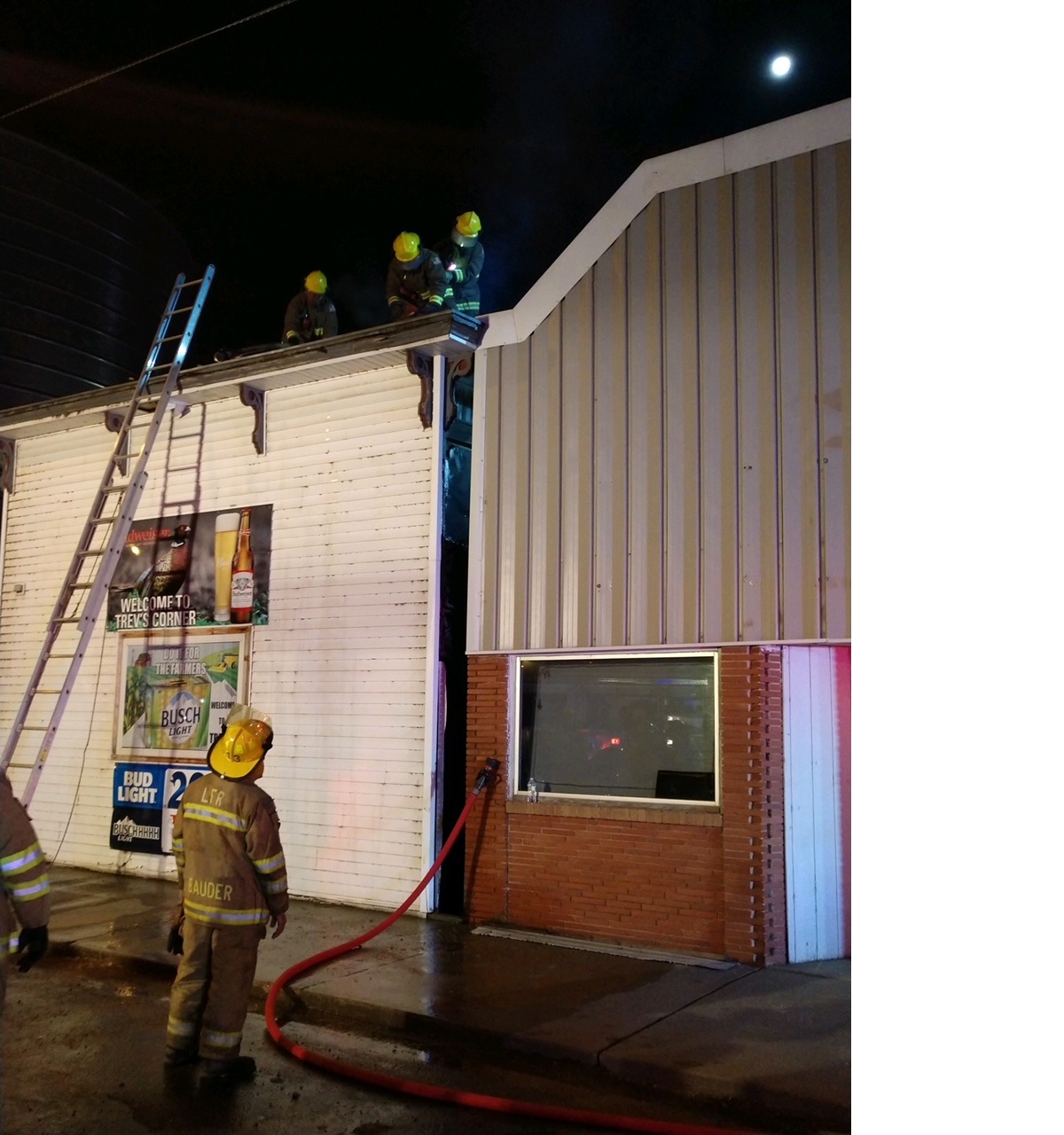 Early Morning Fire in Lesterville Early Morning Fire in Lesterville