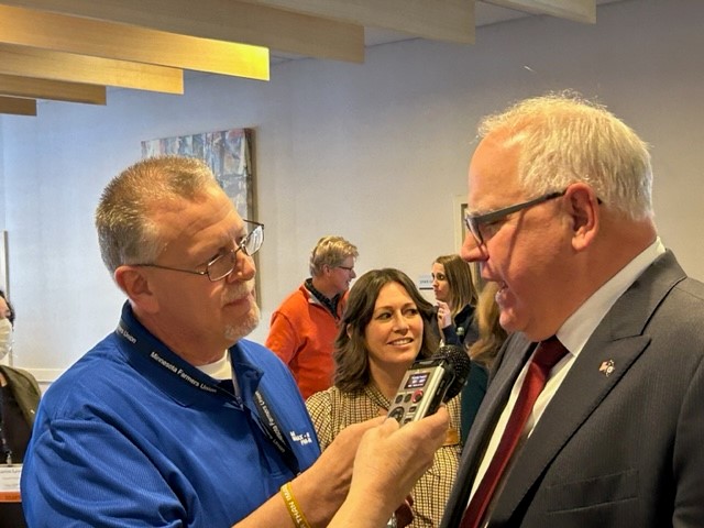 Talking with MN Governor Tim Walz