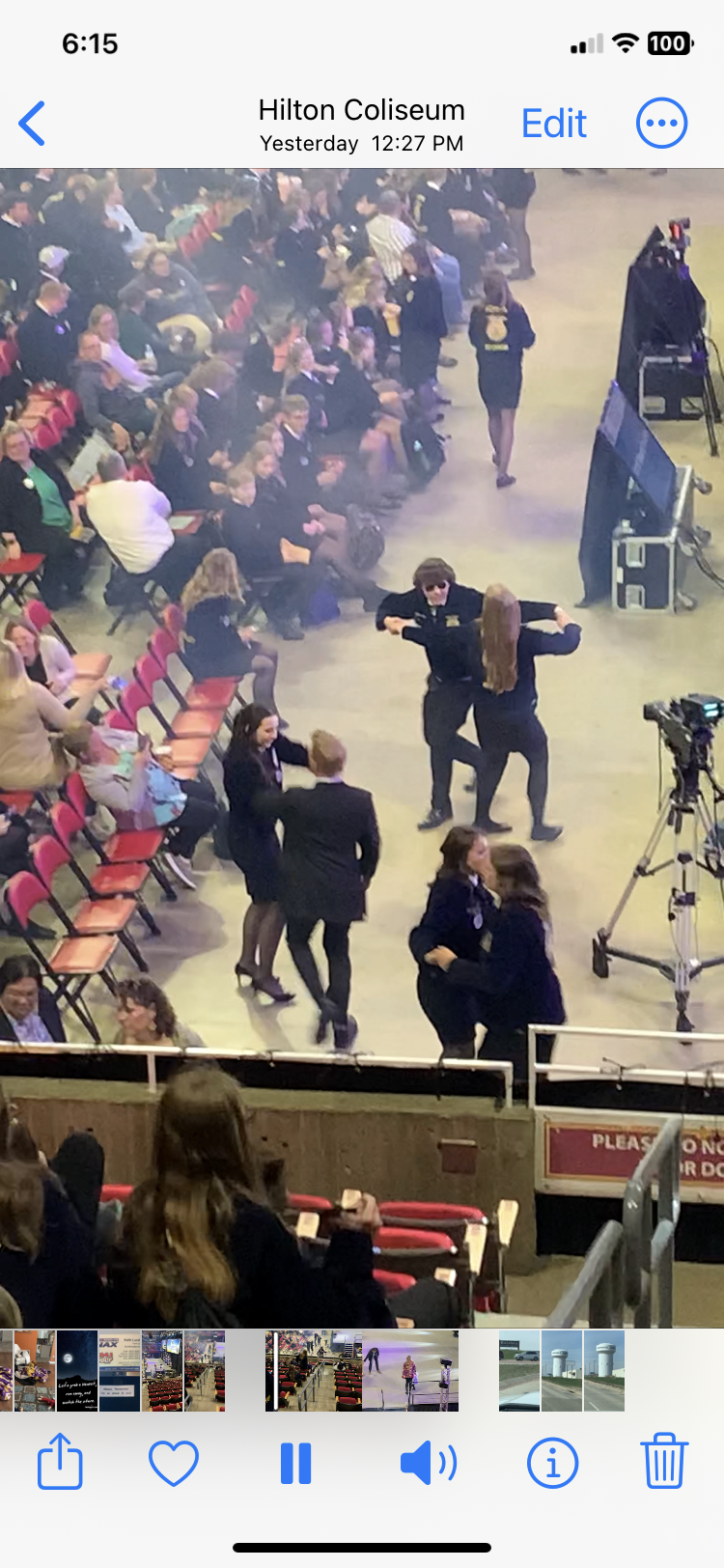 Kicking Off the General Session at the FFA Convention